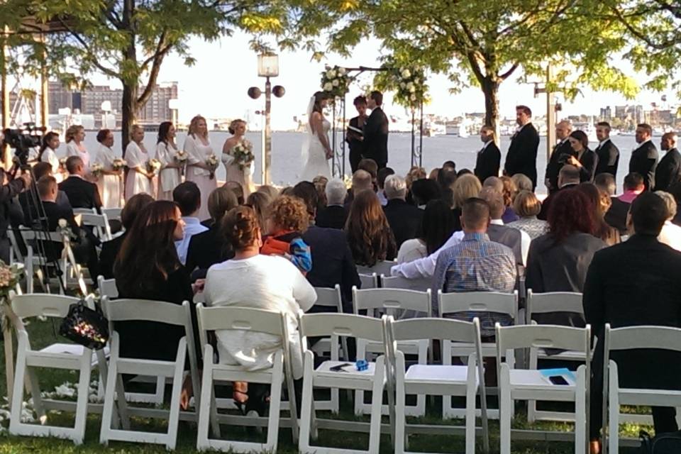 Outdoor wedding