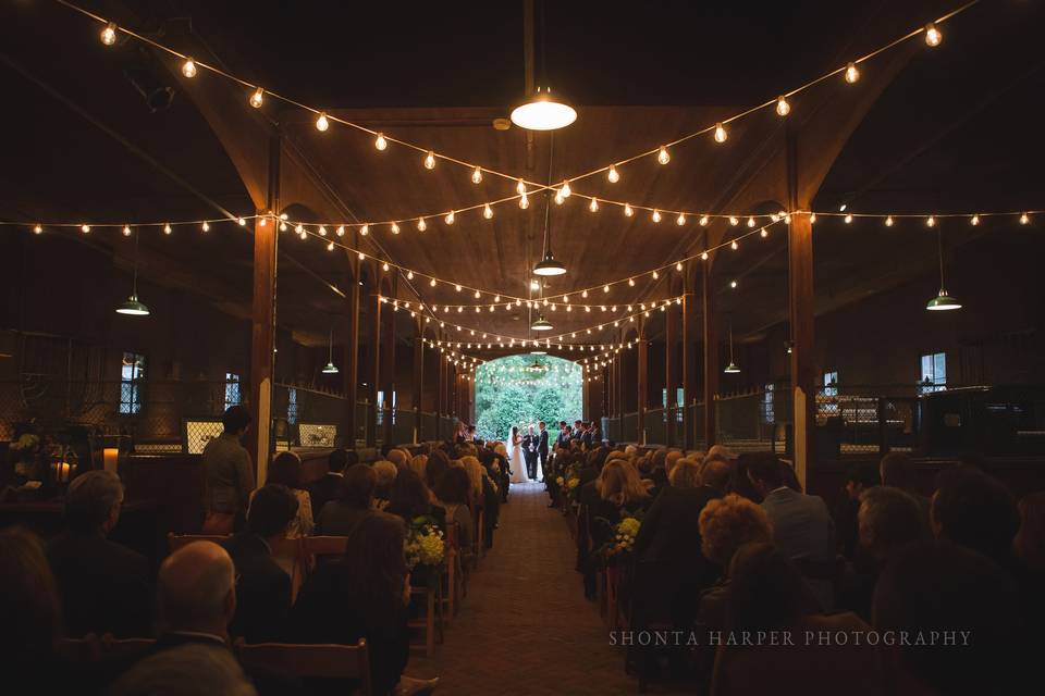 Ceremony in Stables