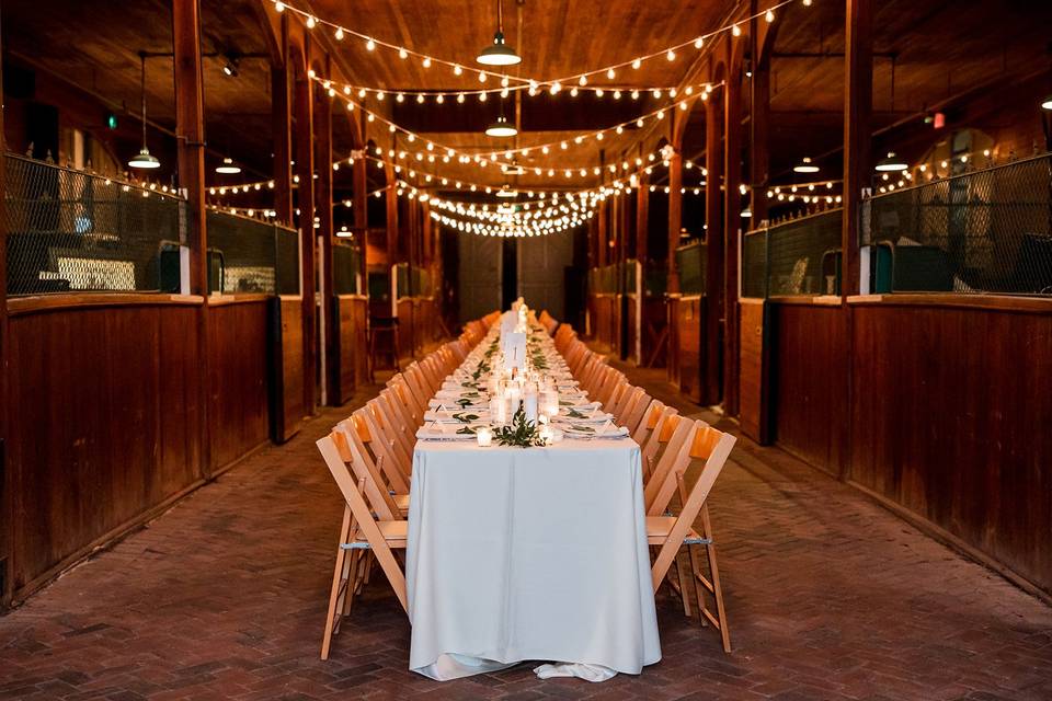 Dinner in Stables