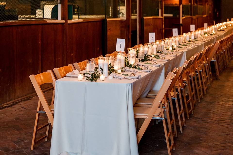 Dinner in Stables