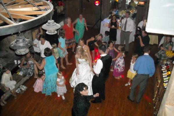 Poplawski-Hively wedding reception open dancing.  We keep your guests dancing all night!