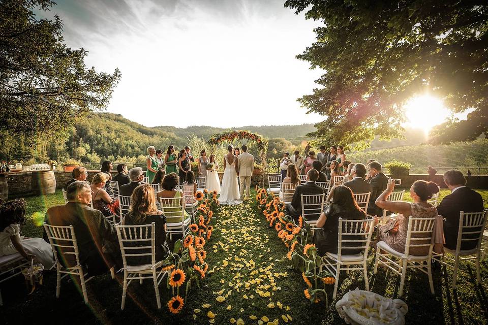 Wedding near Lucca