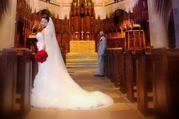 Bride in the church