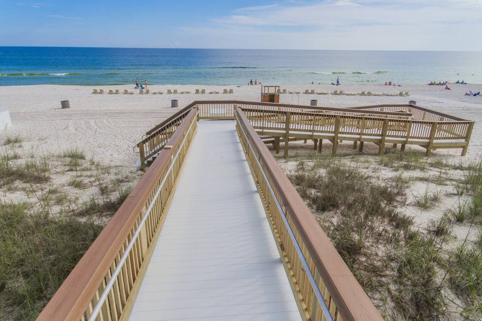 Walkway to the beach