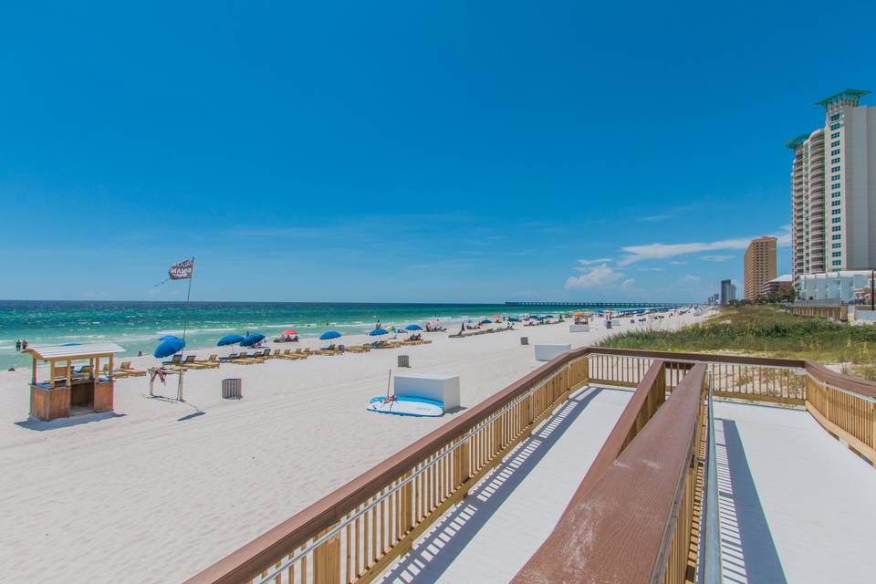 A summer day on the beach