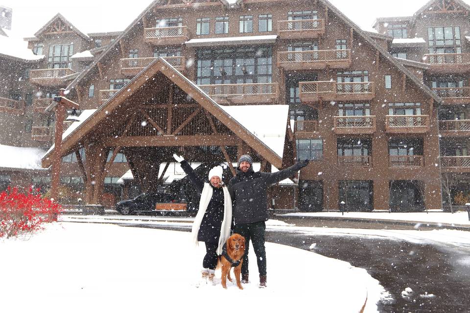 The Lodge Entrance