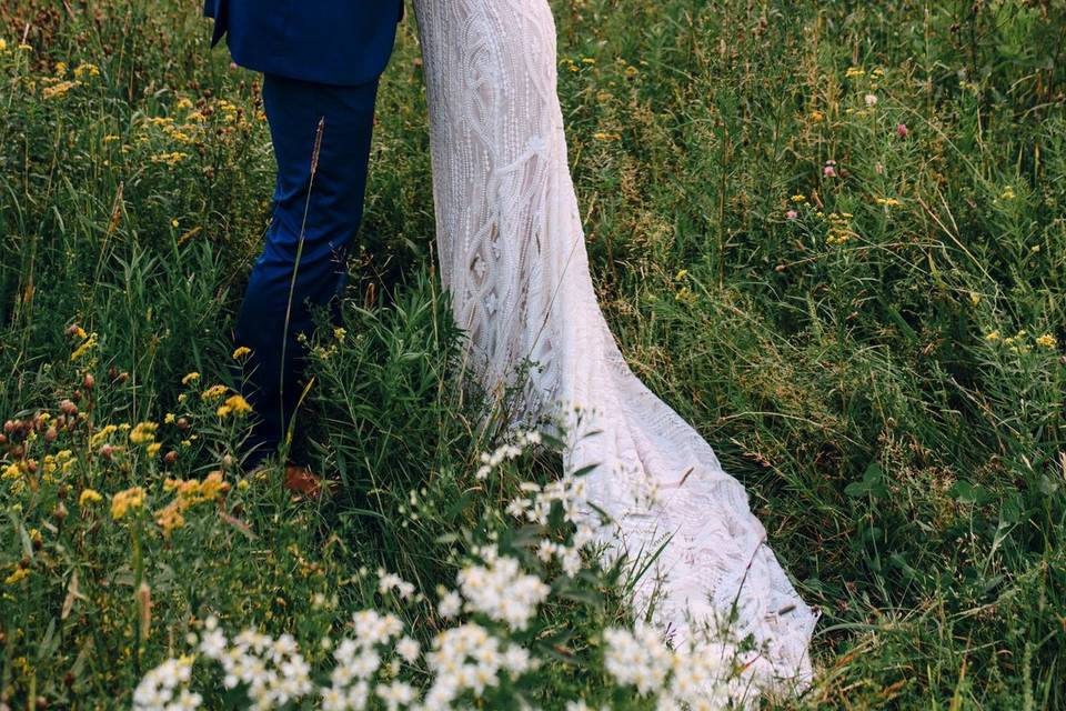 Bride and Groom Field