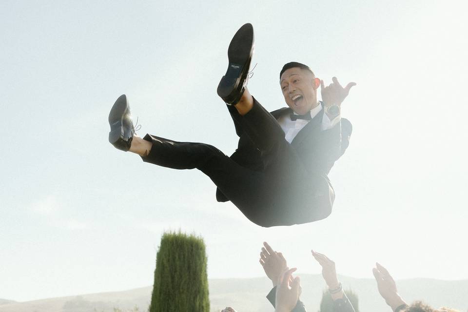 Groomsmen celebration