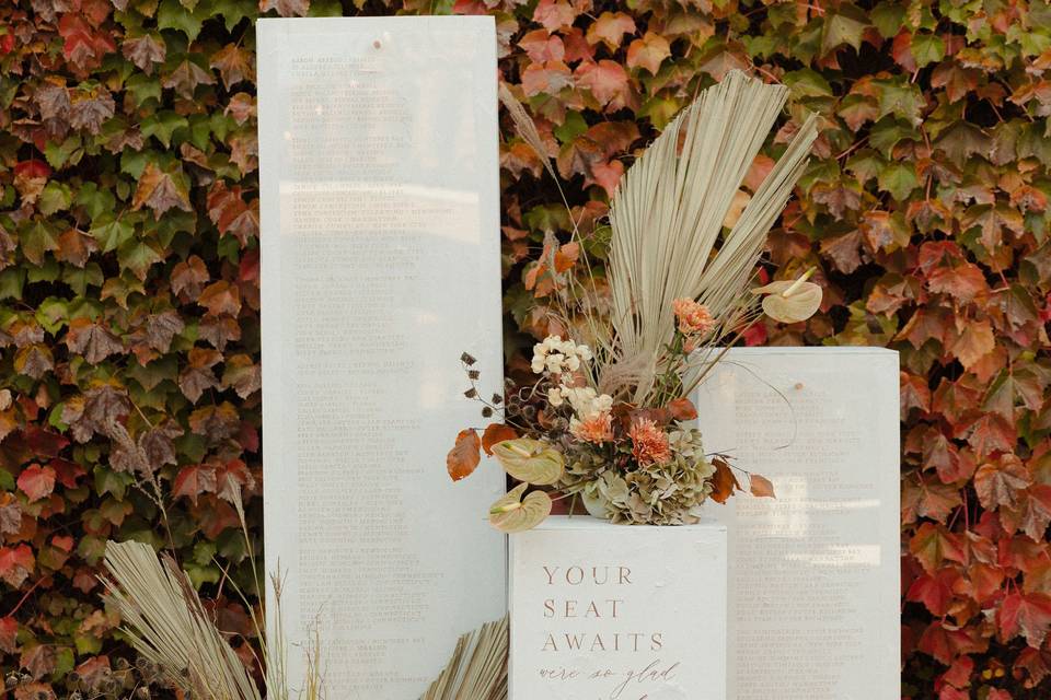 Seating Chart by JK Design