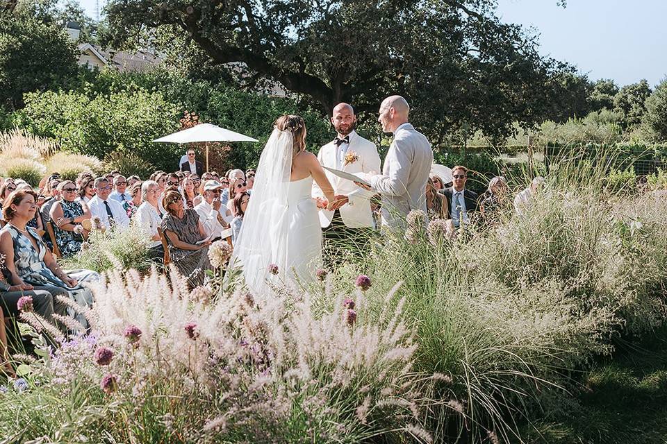 Garden ceremony