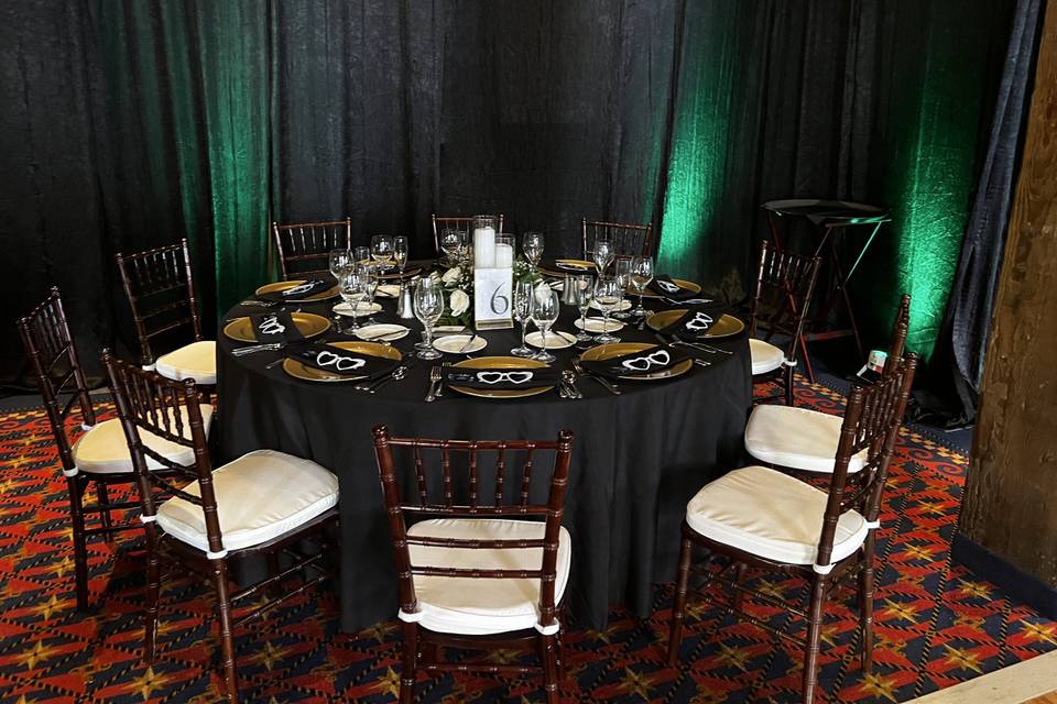 Black and green