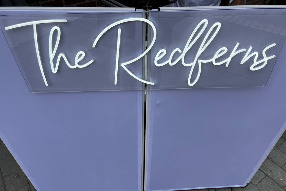 Neon sign