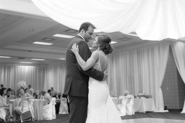 Couple's first dance