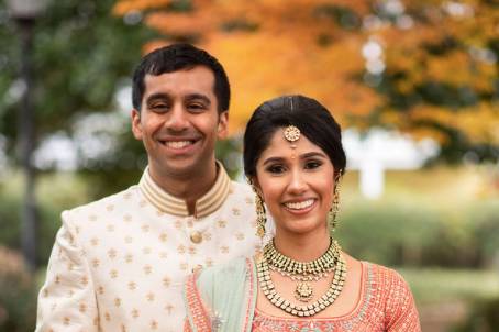 N & N fall Indian wedding