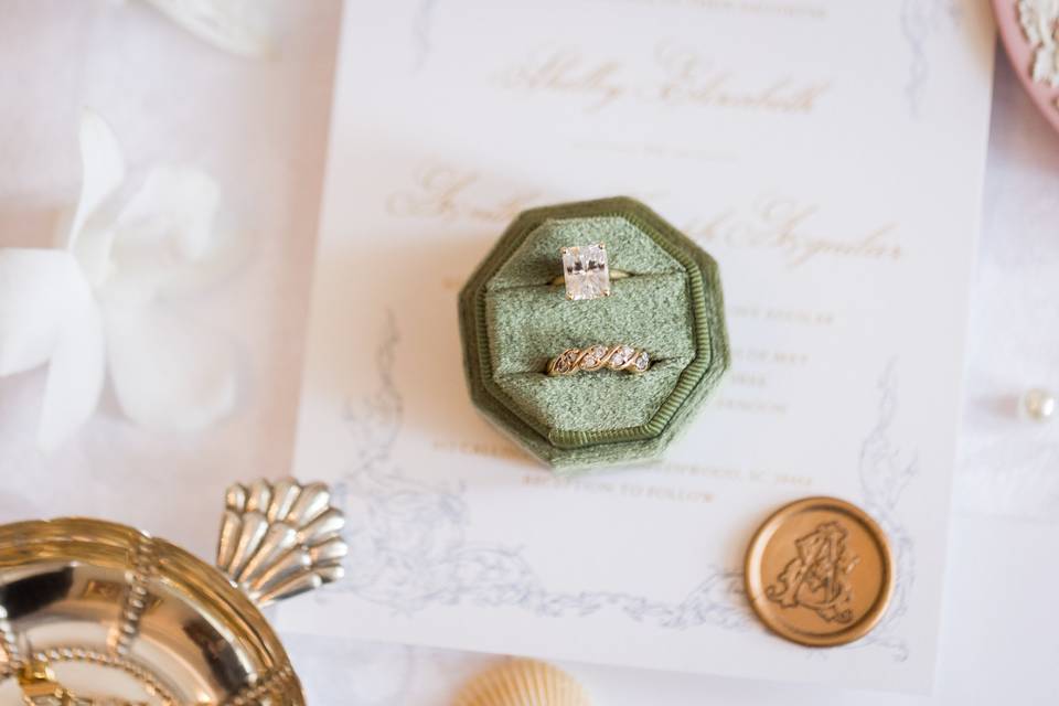 Wedding ring details