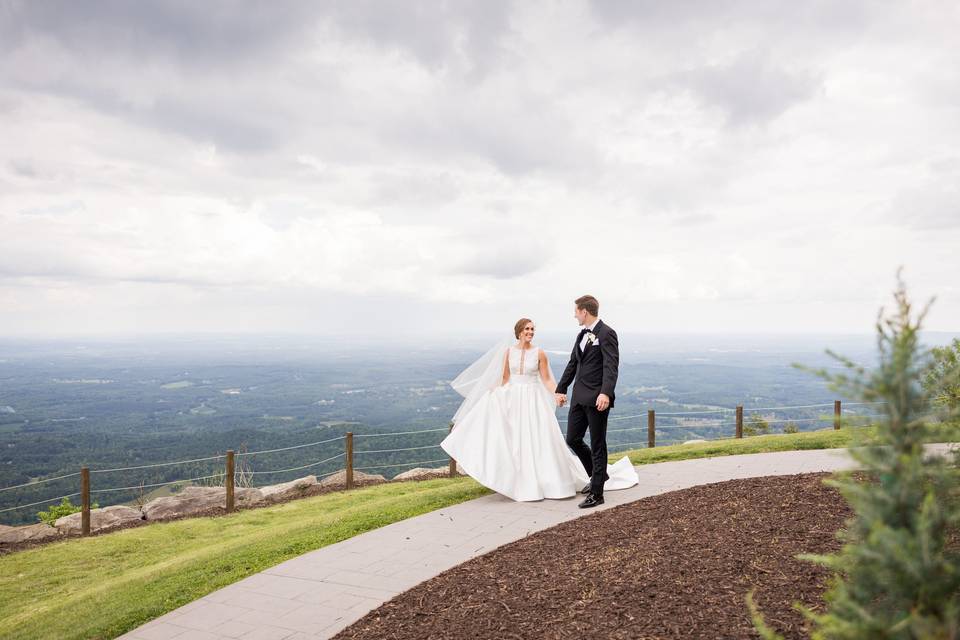 Cliffs at glassy chapel - Lace + Honey Weddings