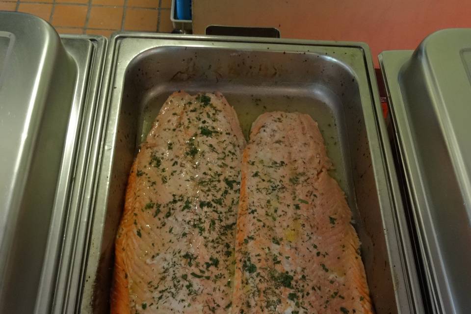 Baked salmon