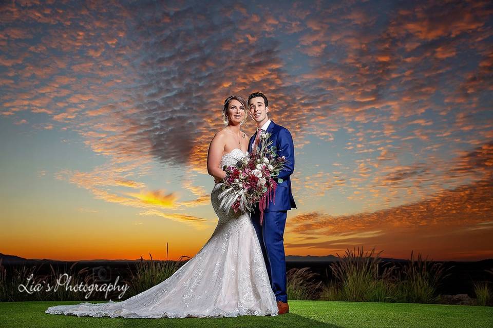 Couple on a mountain