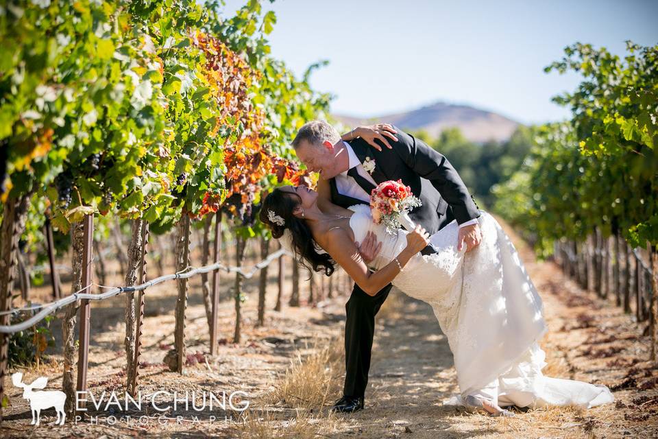 Casa Real, Livermore, CAReal wedding: http://www.evanchungphoto.com/blog/2013/12/mike-tinas-vineyard-wedding-livermore-ca