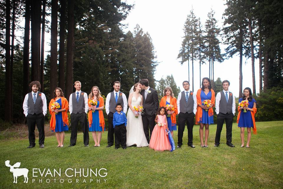 Mountain Terrace, Woodside, CAReal Wedding: http://www.evanchungphoto.com/blog/2013/5/paul-whitney-wedding
