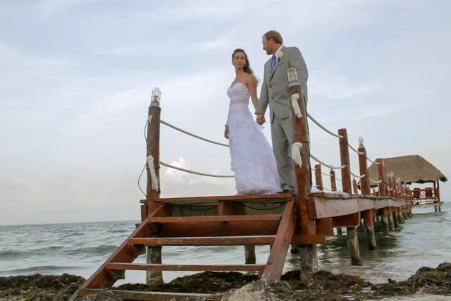 Creative couple's portrait