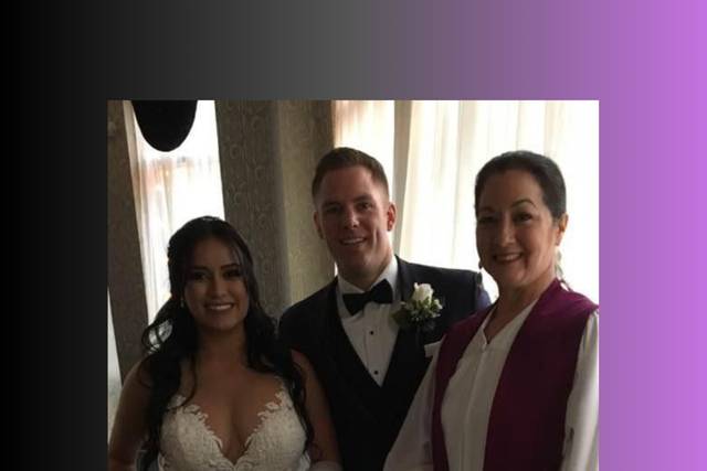 The happy couple
