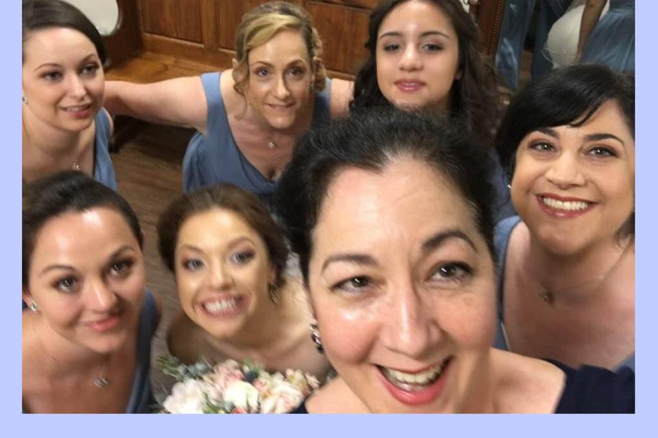 Fun Bride and her Friends
