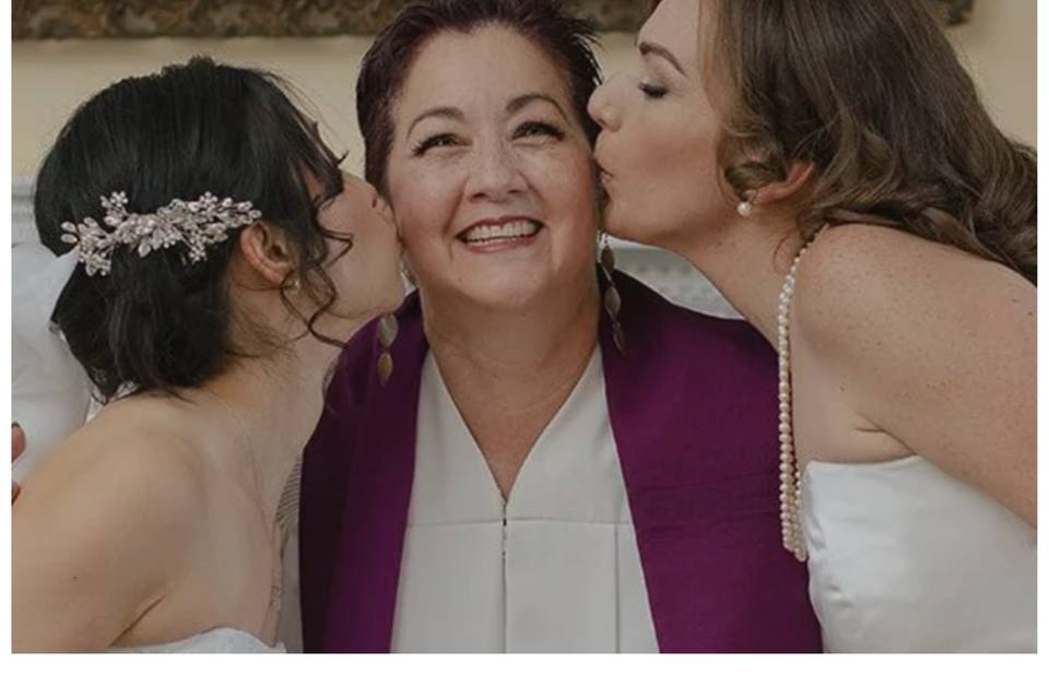 Kissed by the Brides!