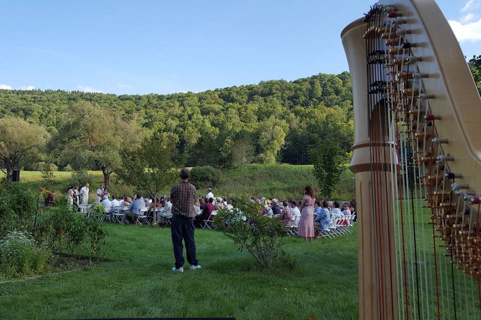 Outdoor wedding