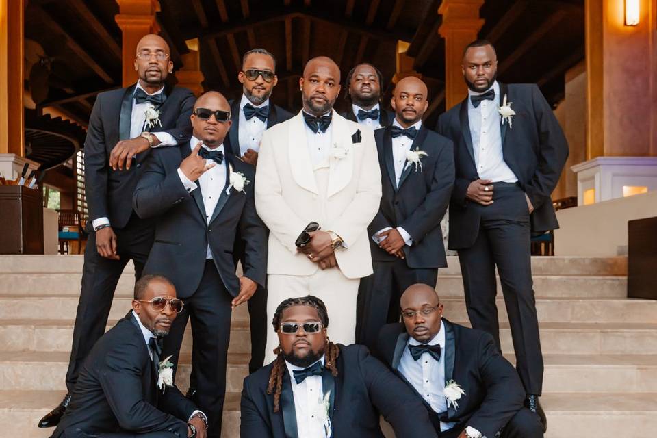 Groom's team