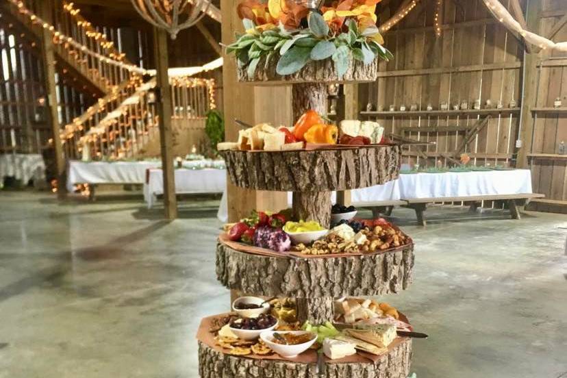 Country Charcuterie Tower