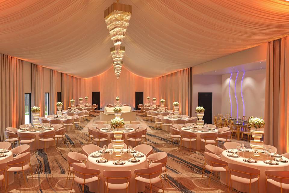 Luxury Draped Ballroom