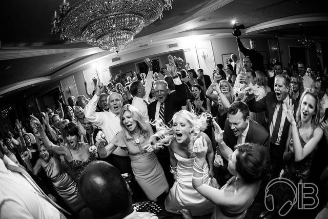 Guests dancing