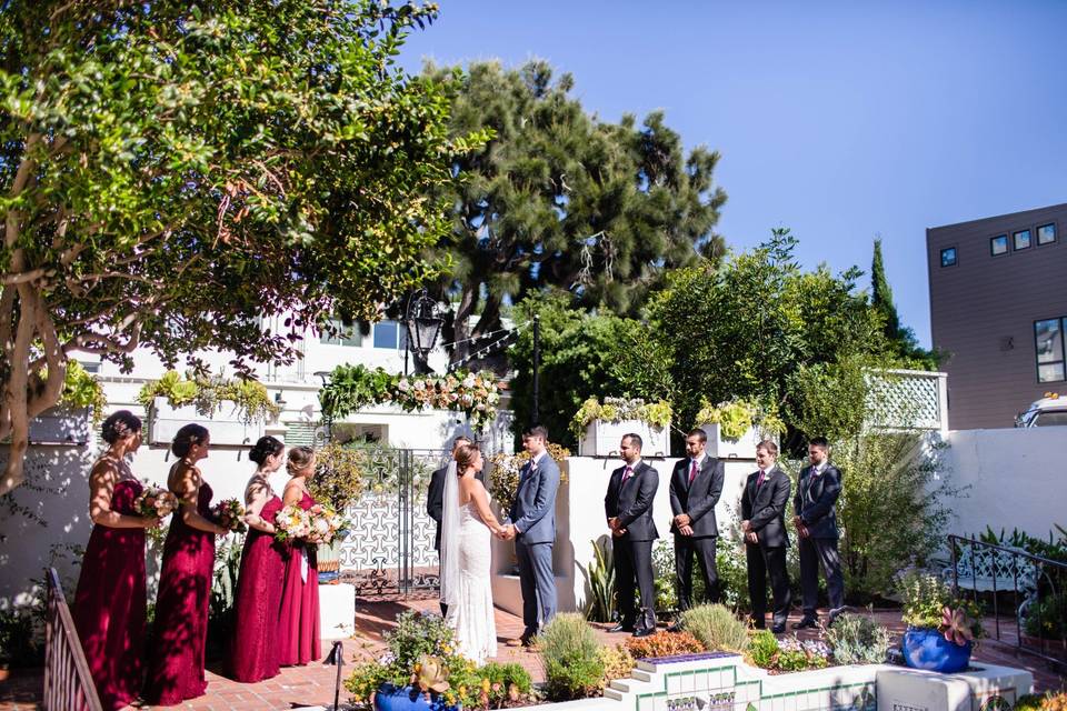 Ceremony in the Egyptian Patio