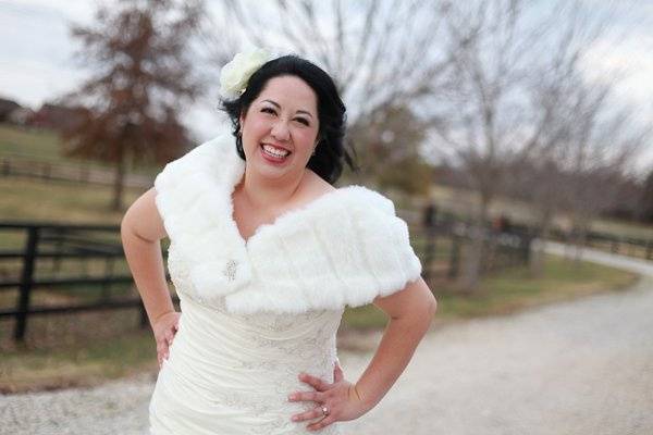 Fayetteville, AR Winter Bridal Portrait