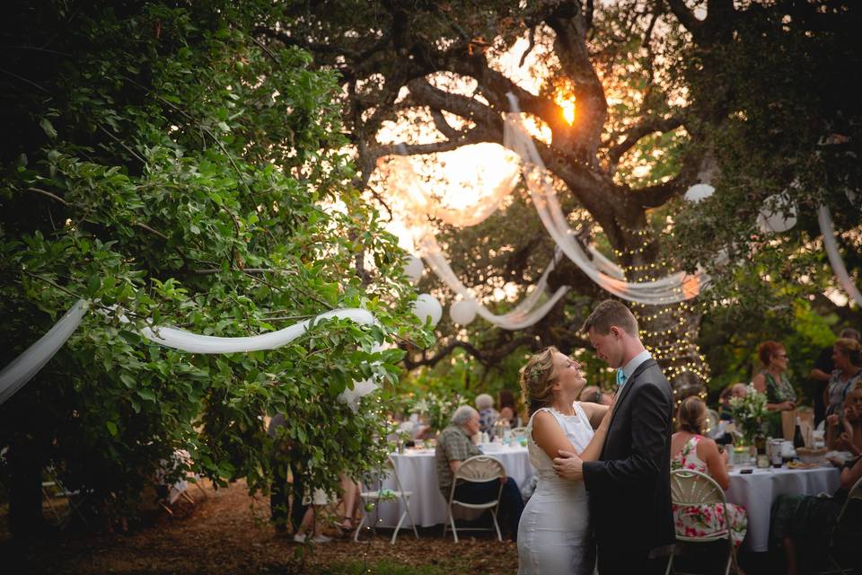 First Dance - Backyard Wedding