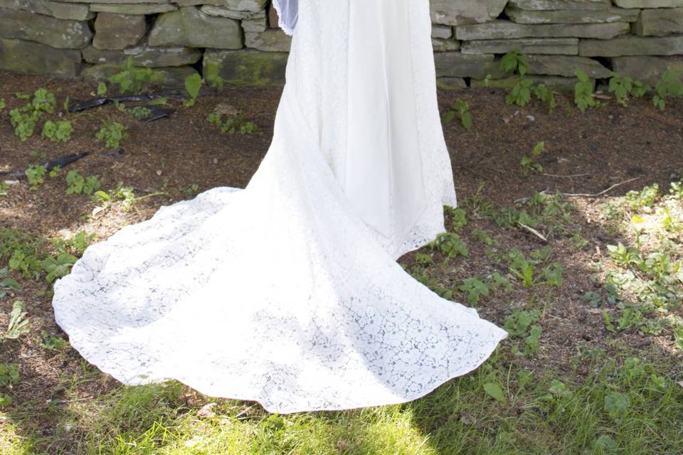 The bride in white
