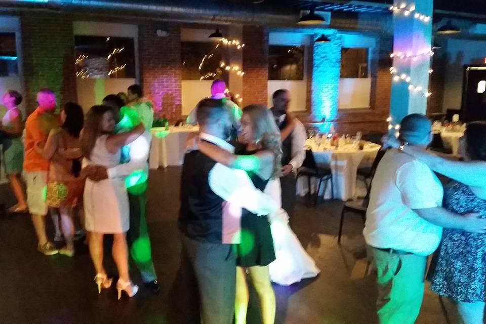 Couple dancing