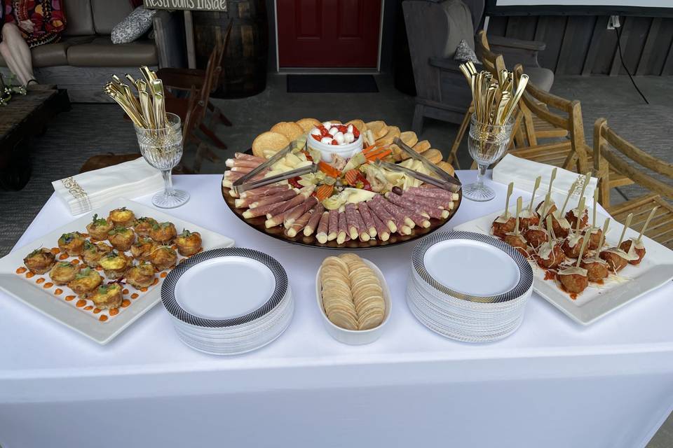 Example of appetizer display