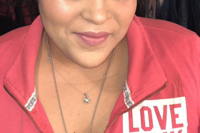 Strong eyeshadow