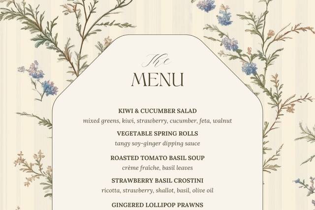 Hors D'Oeuvres