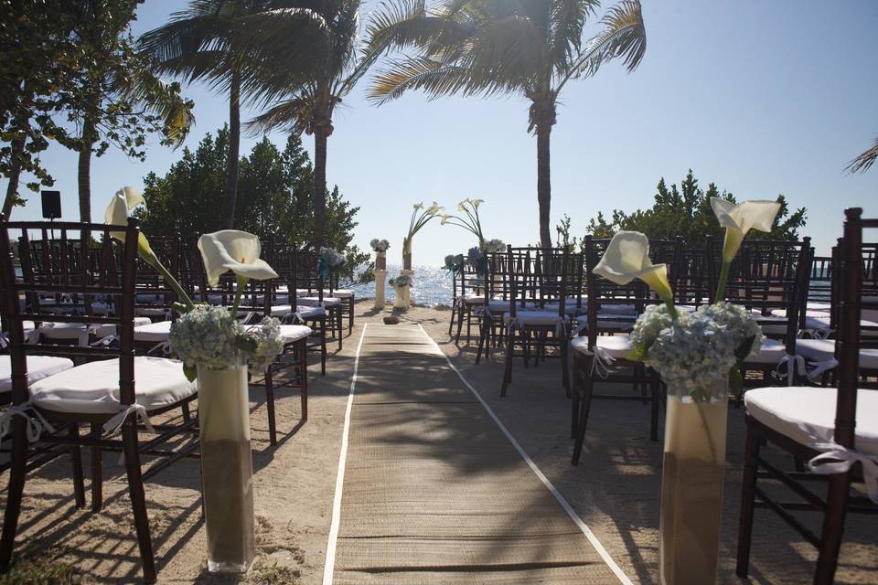 Welcome to our beach wedding