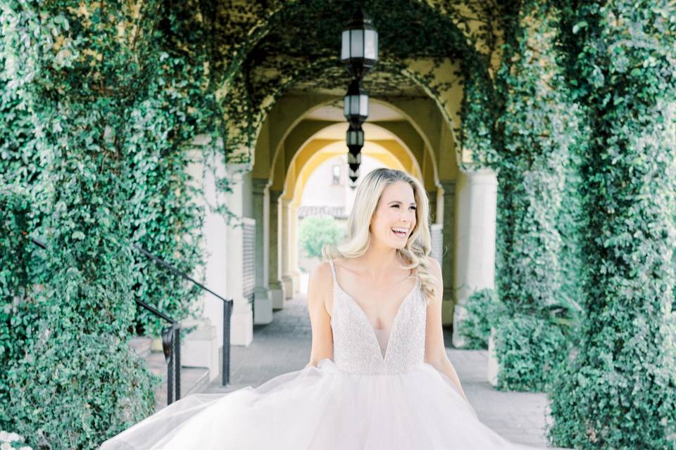 Bride in the Archway