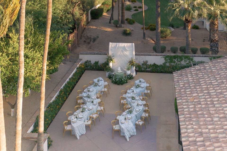 Chef's Kitchen Ceremony Set Up