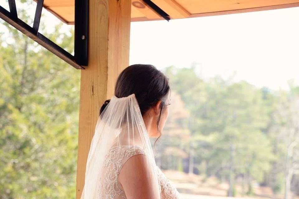 Our bridal suite view of the lake