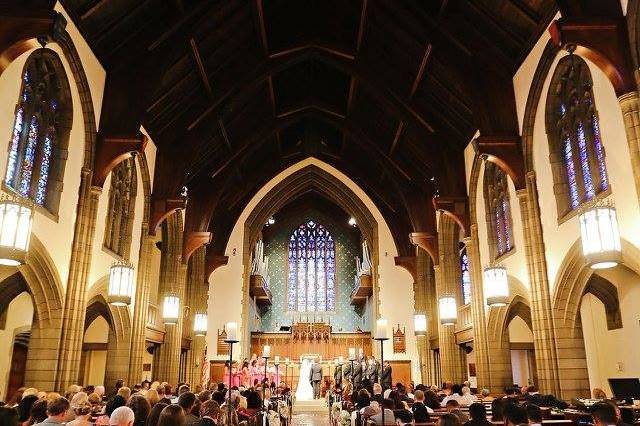 Church wedding setupJessica Strickland Photography