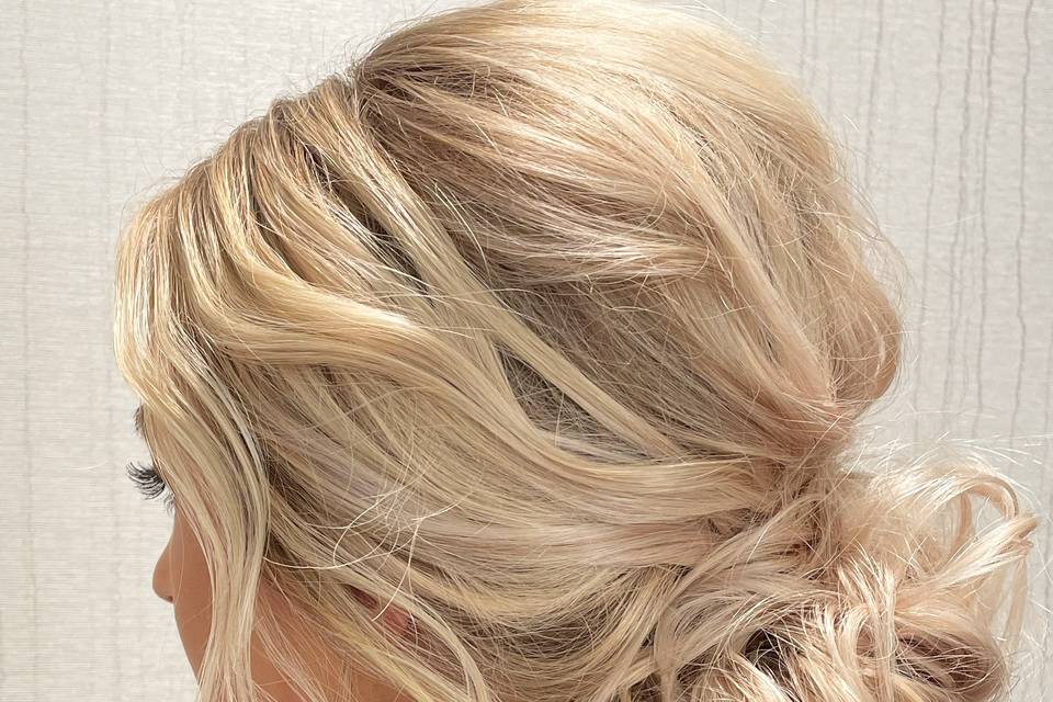 Up-style hair