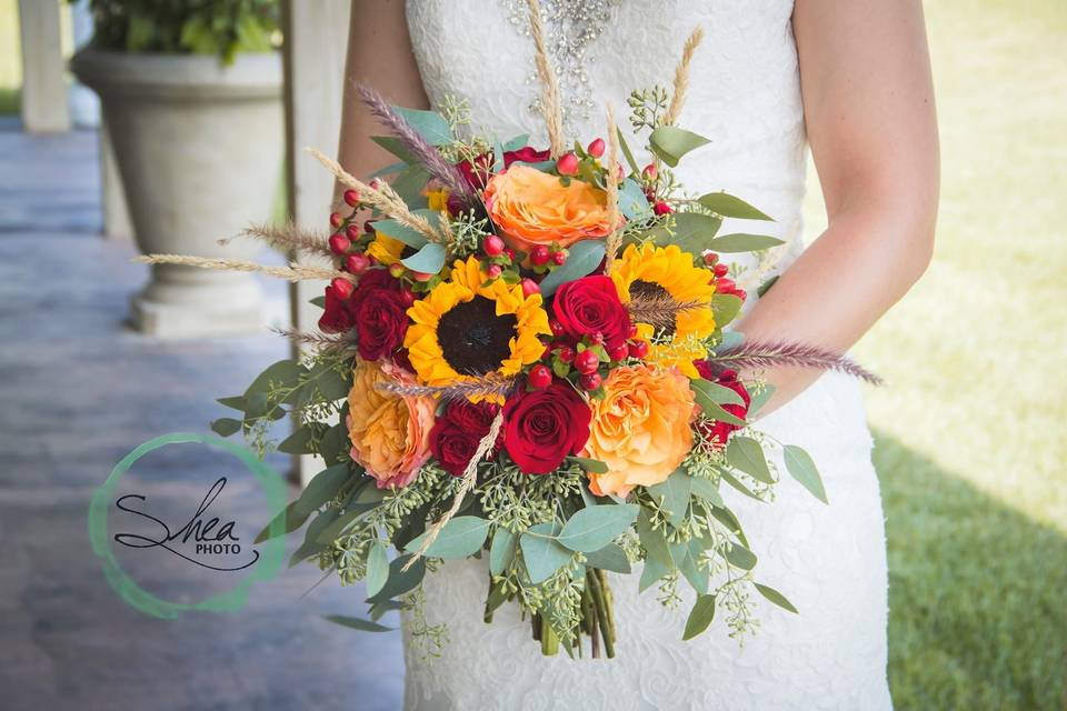 Hearts rose bouquet