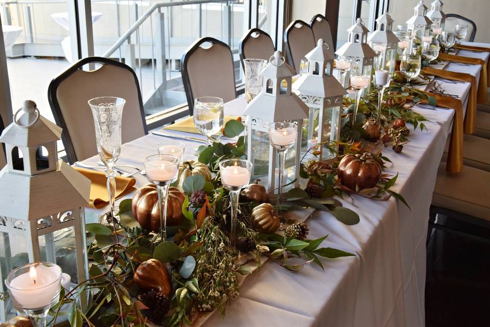 Long table setup