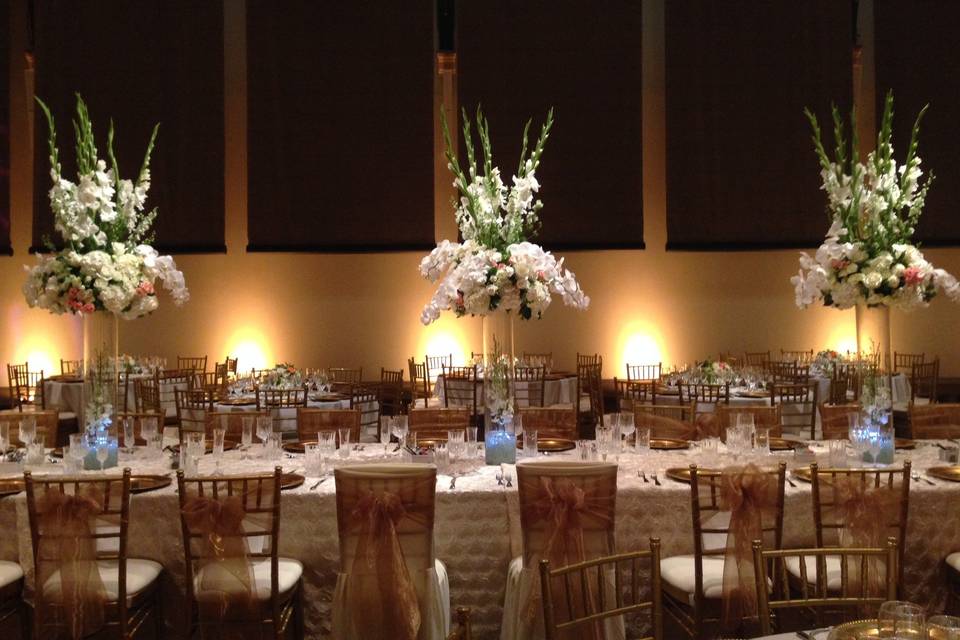 Tall Head Table Decor